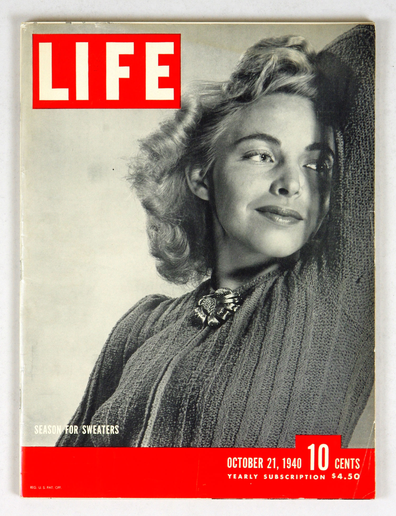 LIFE Magazine Back Issue 1940 October 21 Season for Sweaters