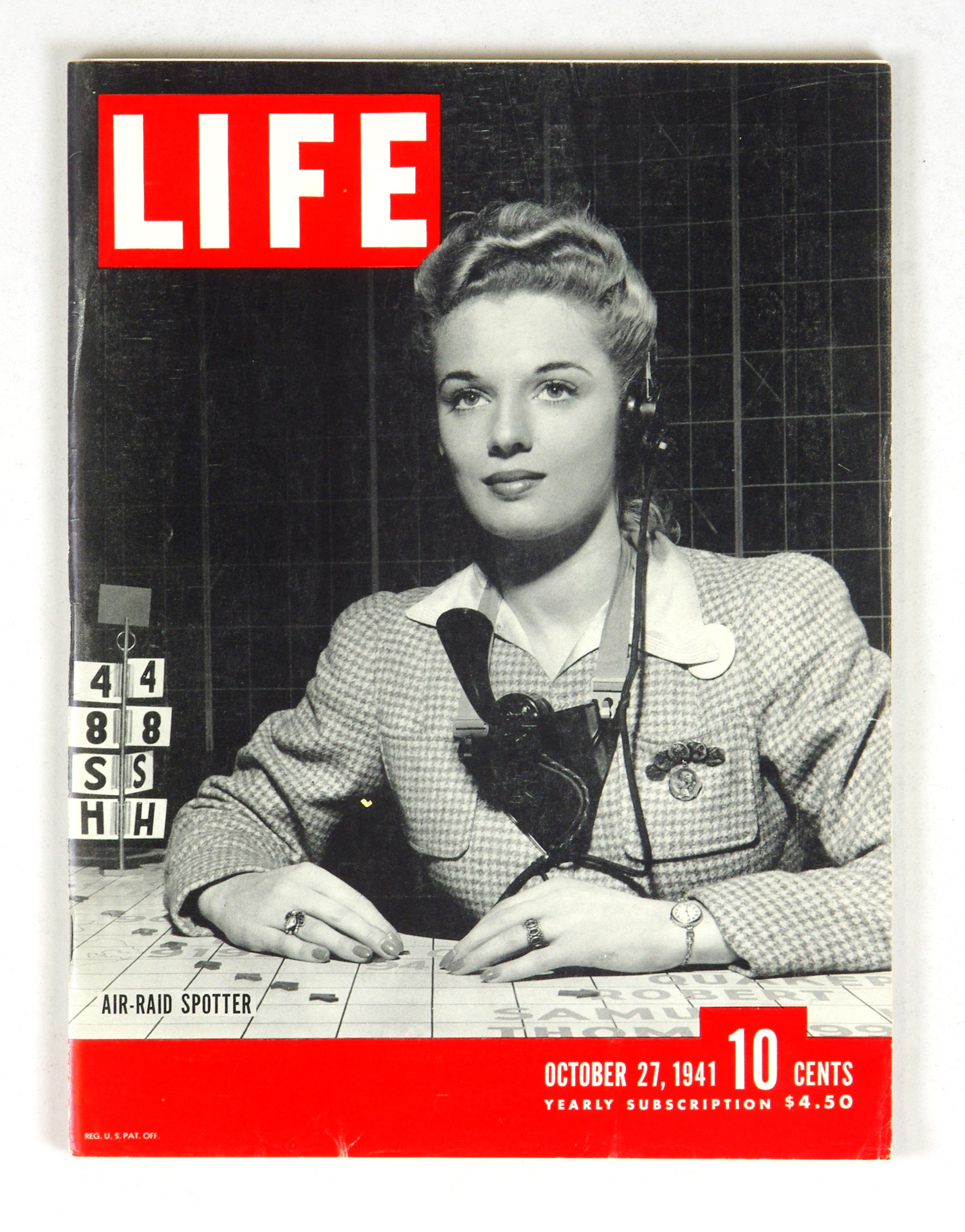 LIFE Magazine Back Issue 1941 October 27 Air Raid Spotter