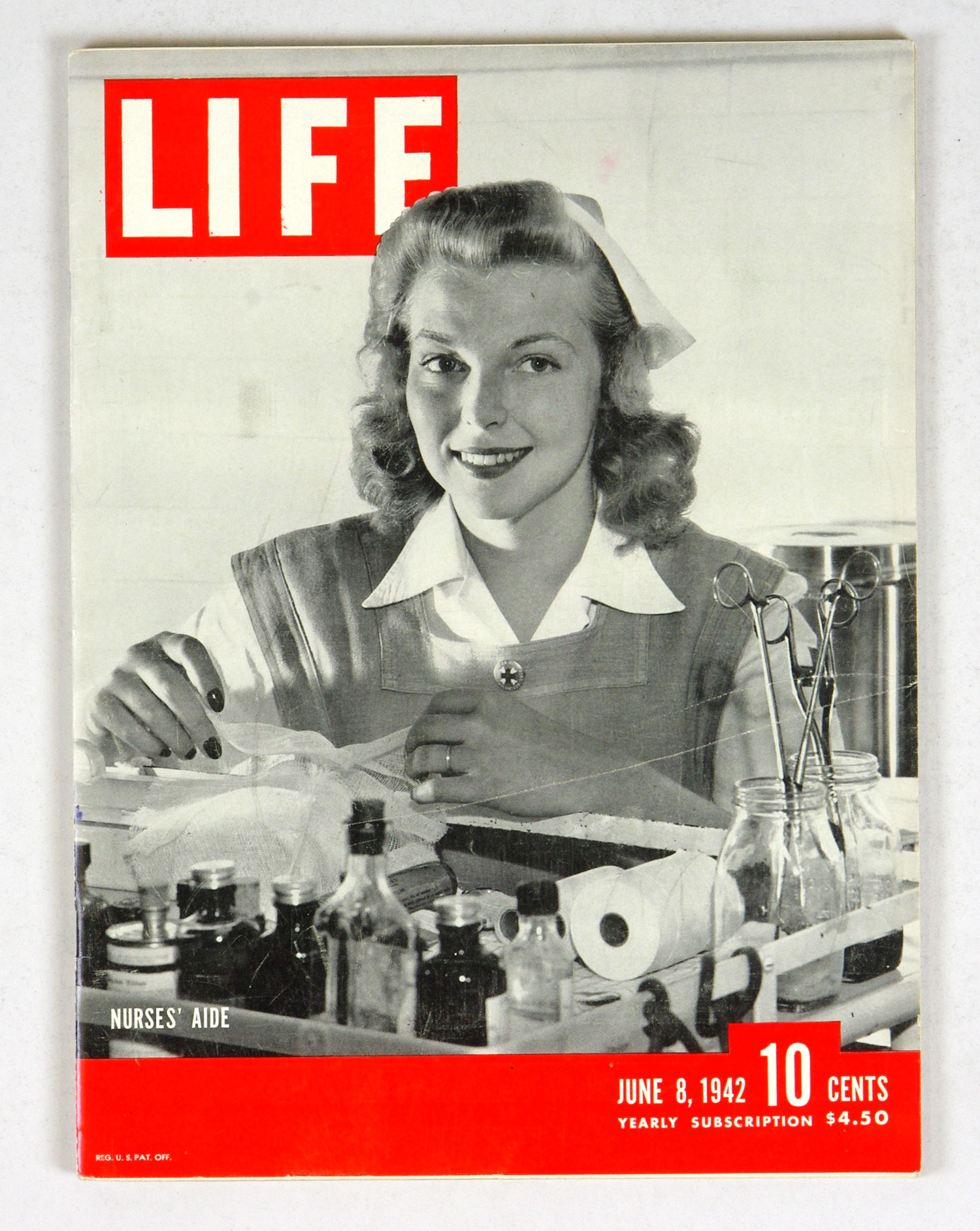 LIFE Magazine Back Issue 1942 June 8 Nurses' Aide President