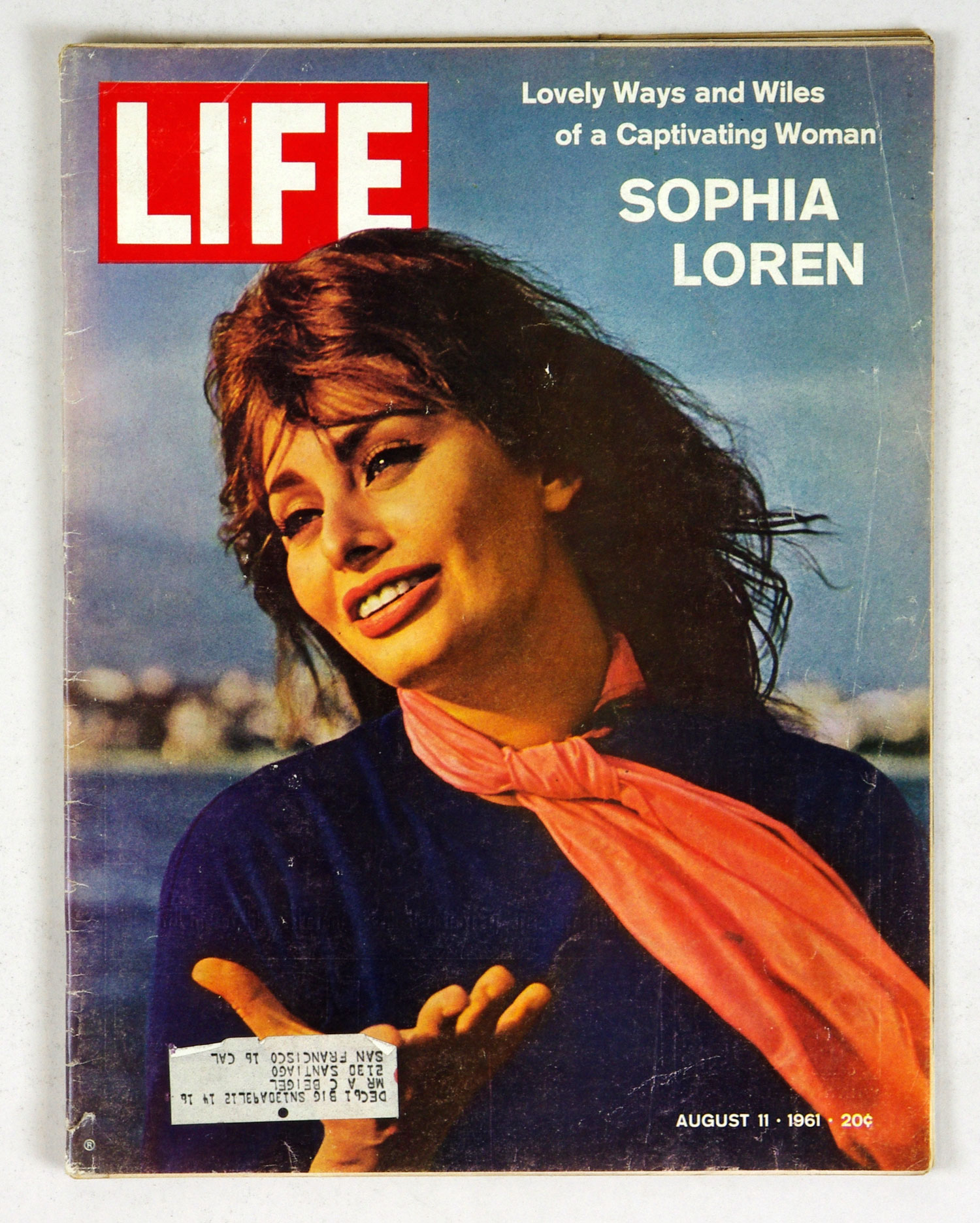 LIFE Magazine Back Issue 1961 August 11 Sophia Loren