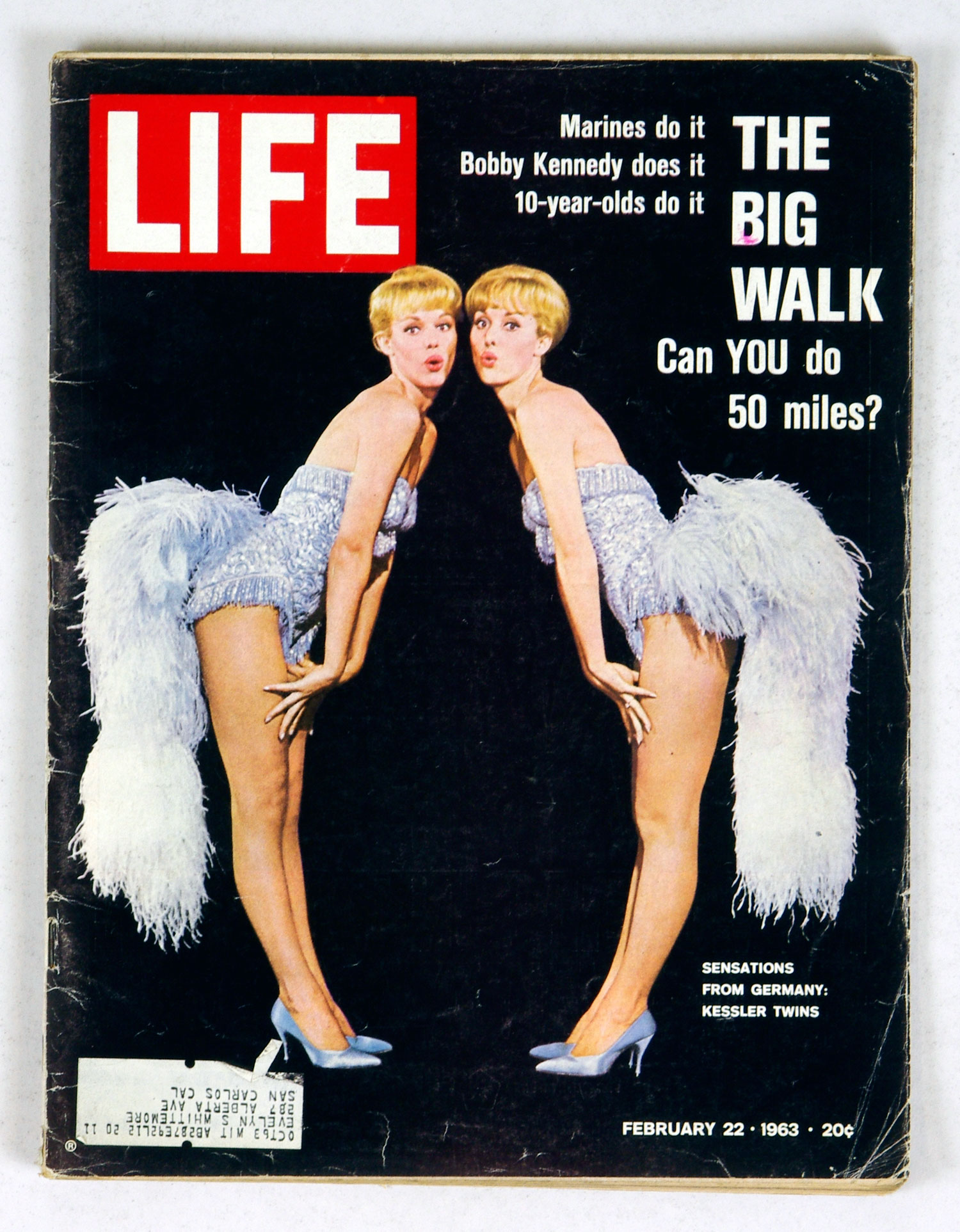LIFE Magazine Back Issue 1963 February 22 Sensations from Germany Kessler Twins
