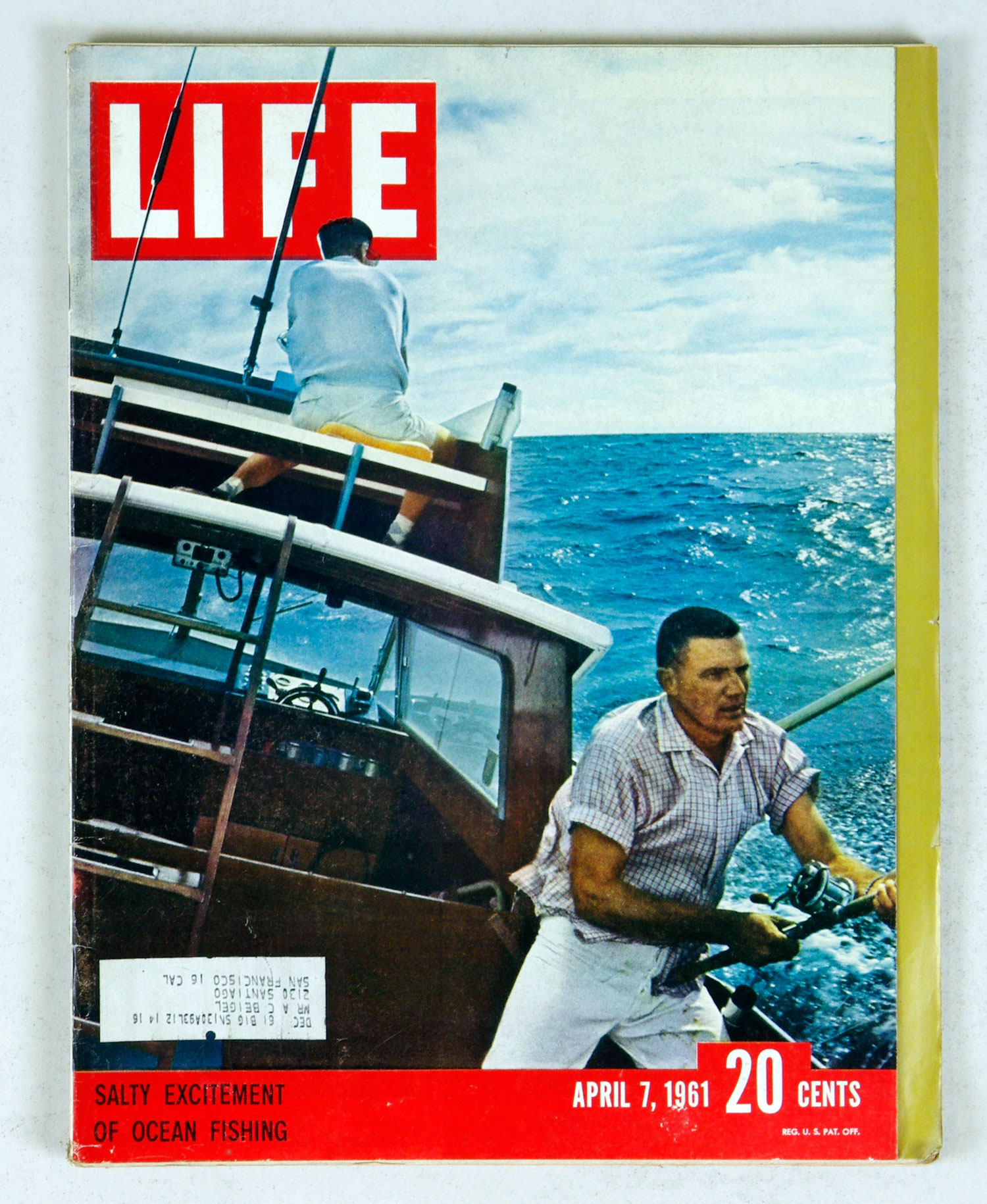 LIFE Magazine Back Issue 1961 April 7 Salty Excitement of Ocean Fishing