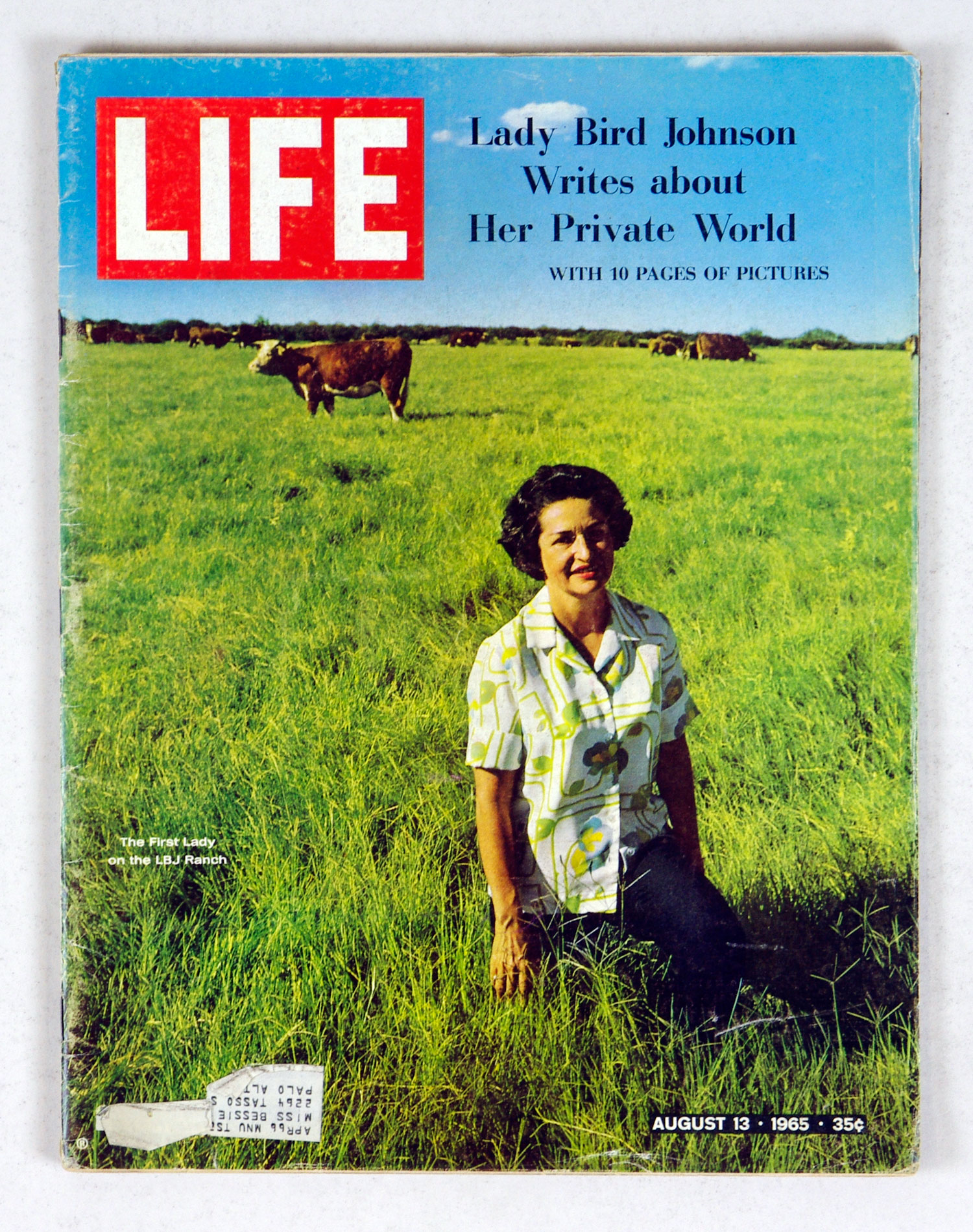 LIFE Magazine Back Issue 1965 August 13 Lady Bird Johnson