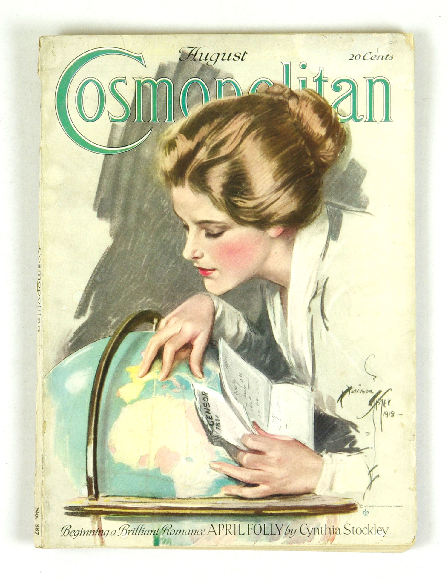 Cosmopolitan Back Issue 1918 Aug Somewhere In France