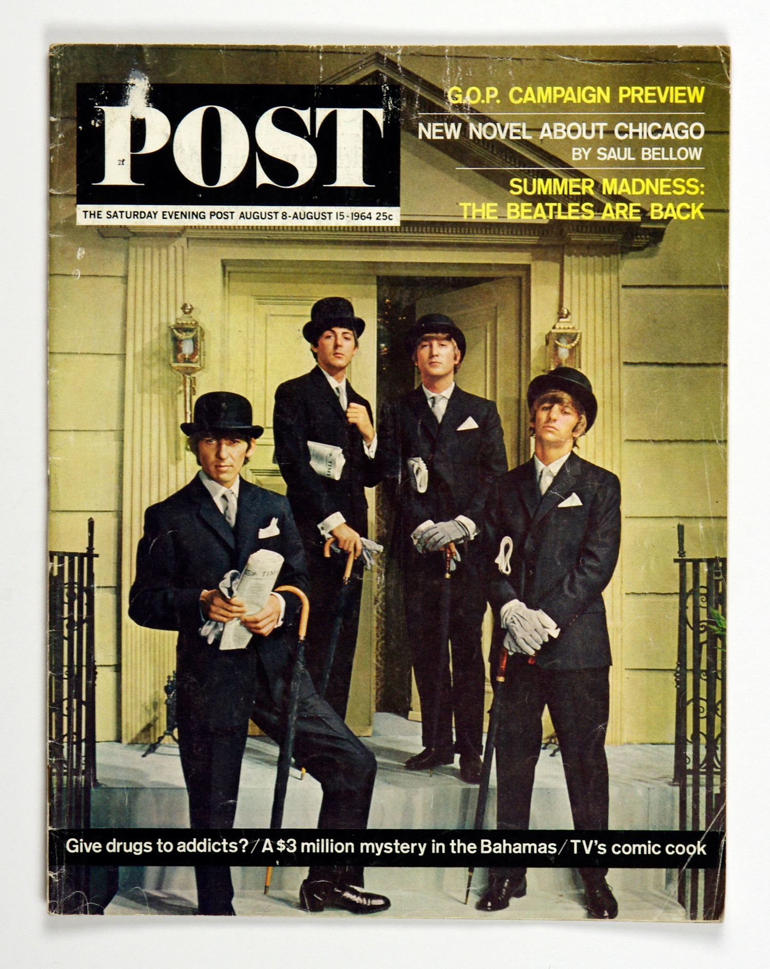 Saturday Evening Post  Back Issue 1964 August 8 The Beatles