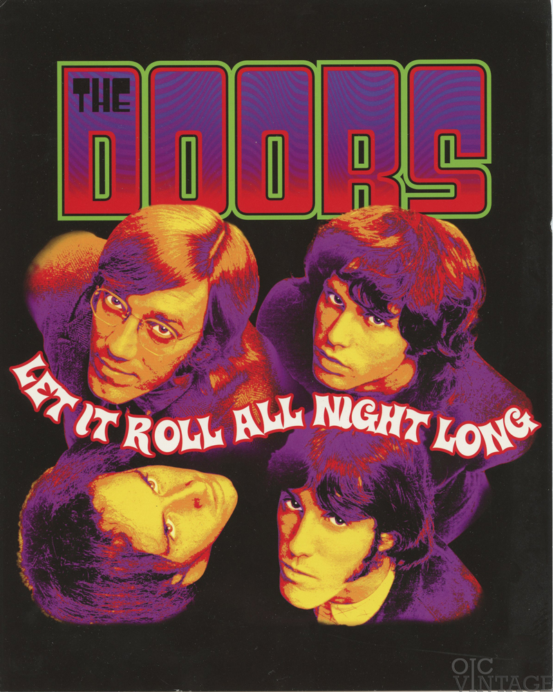 The Doors Postcard 8 x 10 Gourp Photo Let It Roll