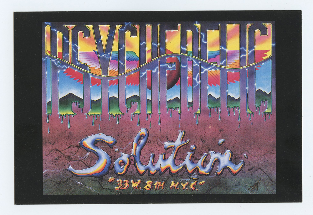 Alton Kelley Postcard Psychedelic Solution Gallery