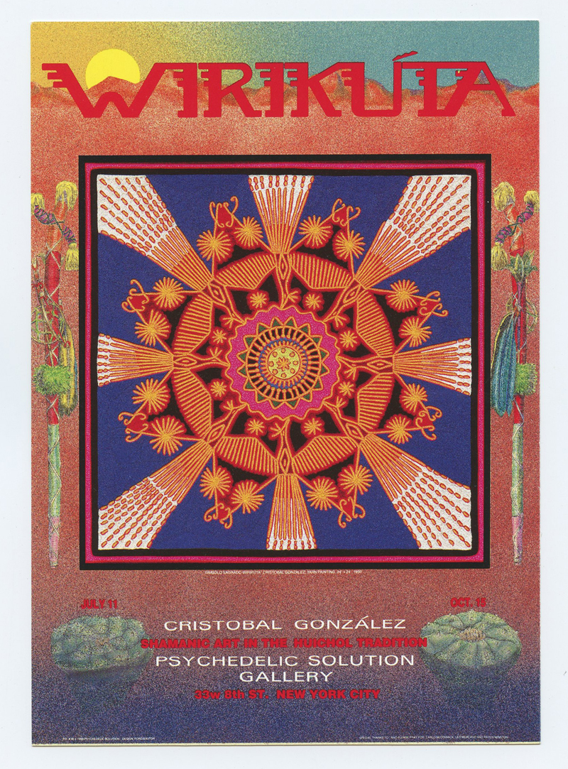 Cristobal Gonzaiea Postcard WIRKUTA Psychedelic Solution Gallery