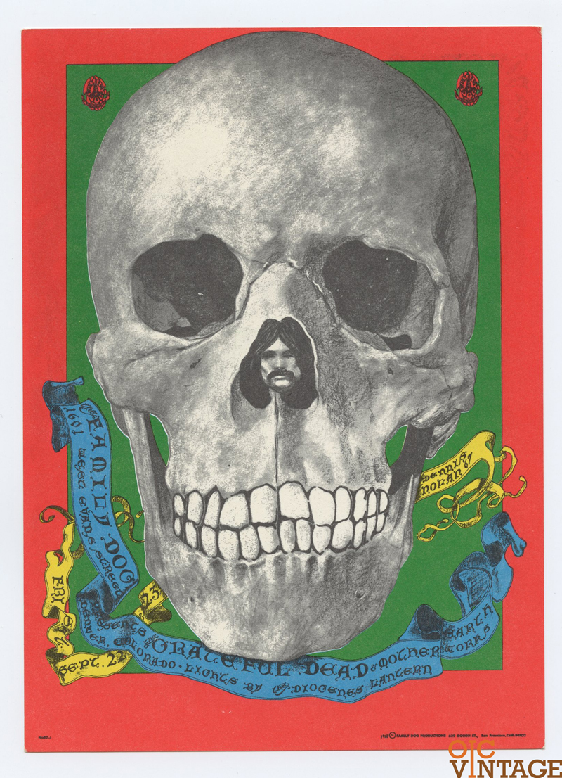 FD 82 Postcard Grateful Dead Mother Earth 1967 Sep 22