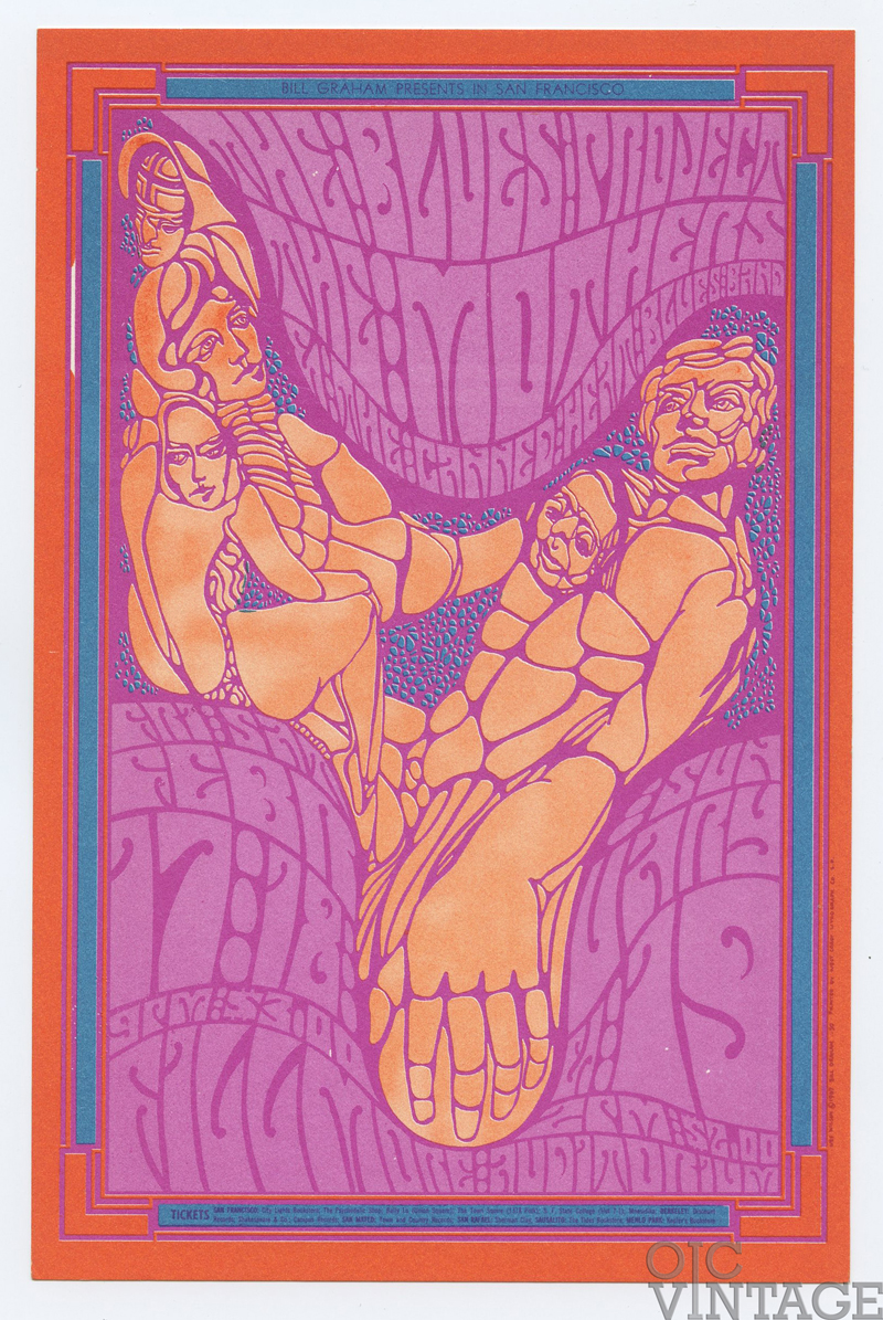 BG  50 Postcard The Blues Project Mothers of Invention 1967 Feb 17