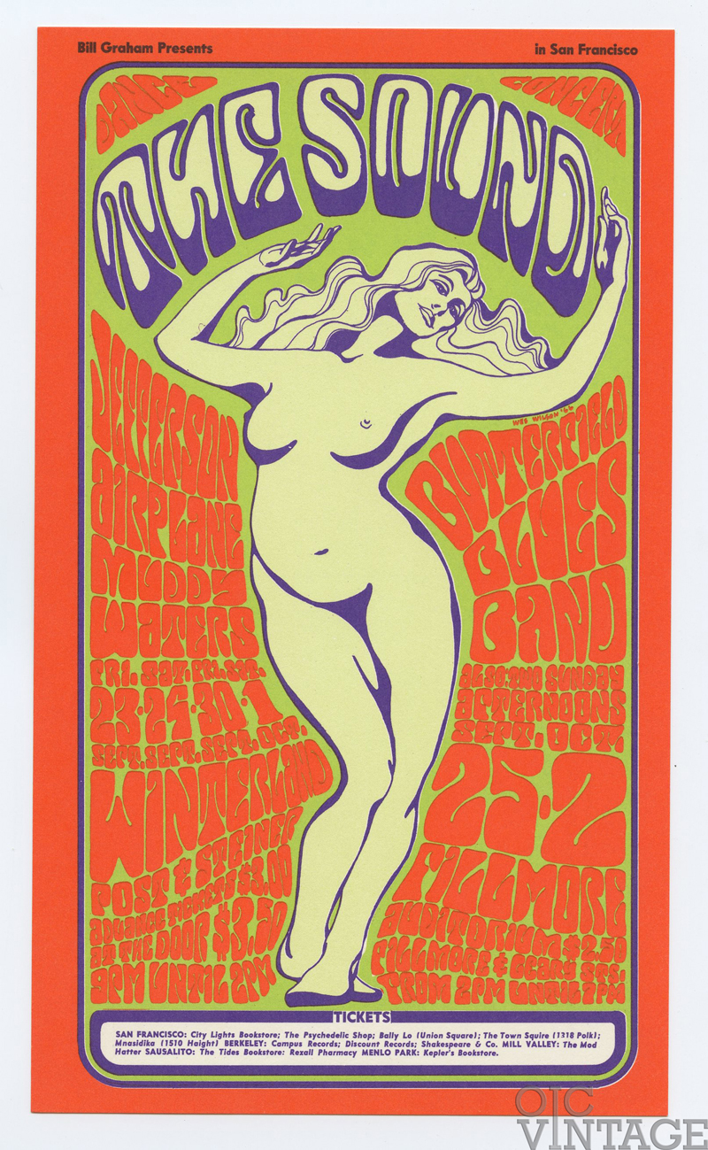 BG  29 Postcard Jefferson Airplane 1966 Sep 26