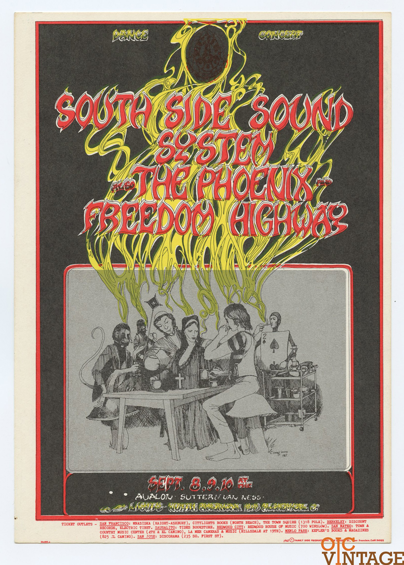 FD  80 Postcard South Side Sound System 1967 Sep 8