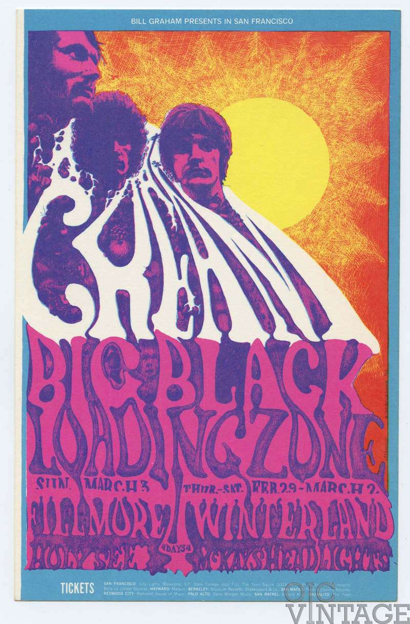 BG 109 Postcard Cream Big Black Loading Zone 1968 Feb 29