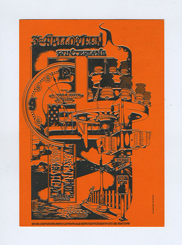 FD 681031 Postcard Canned Heat John Mayall 1968 Oct 21 Family Dog Winterland