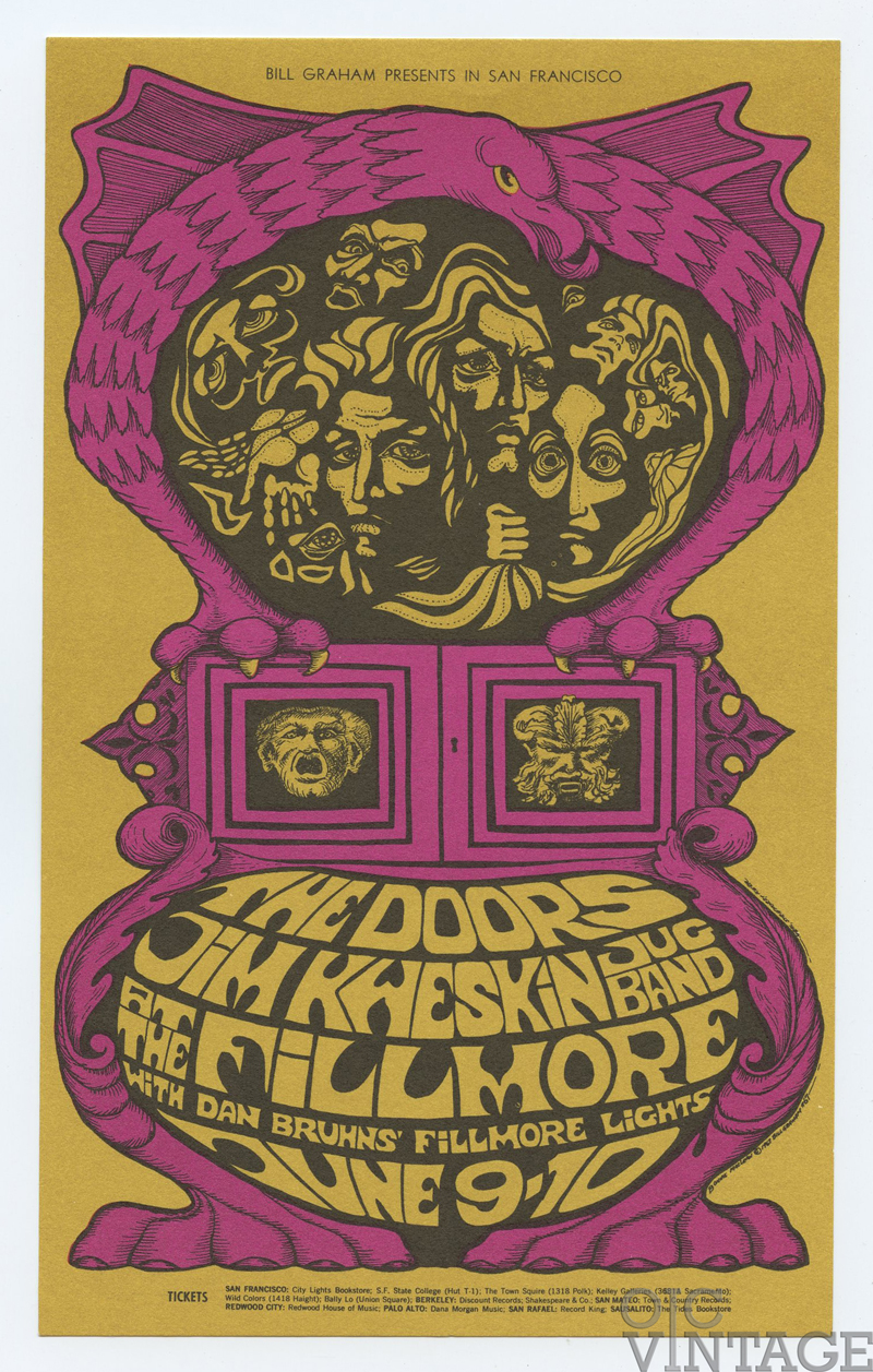 BG  67 Postcard The Doors 1967 Jun 9