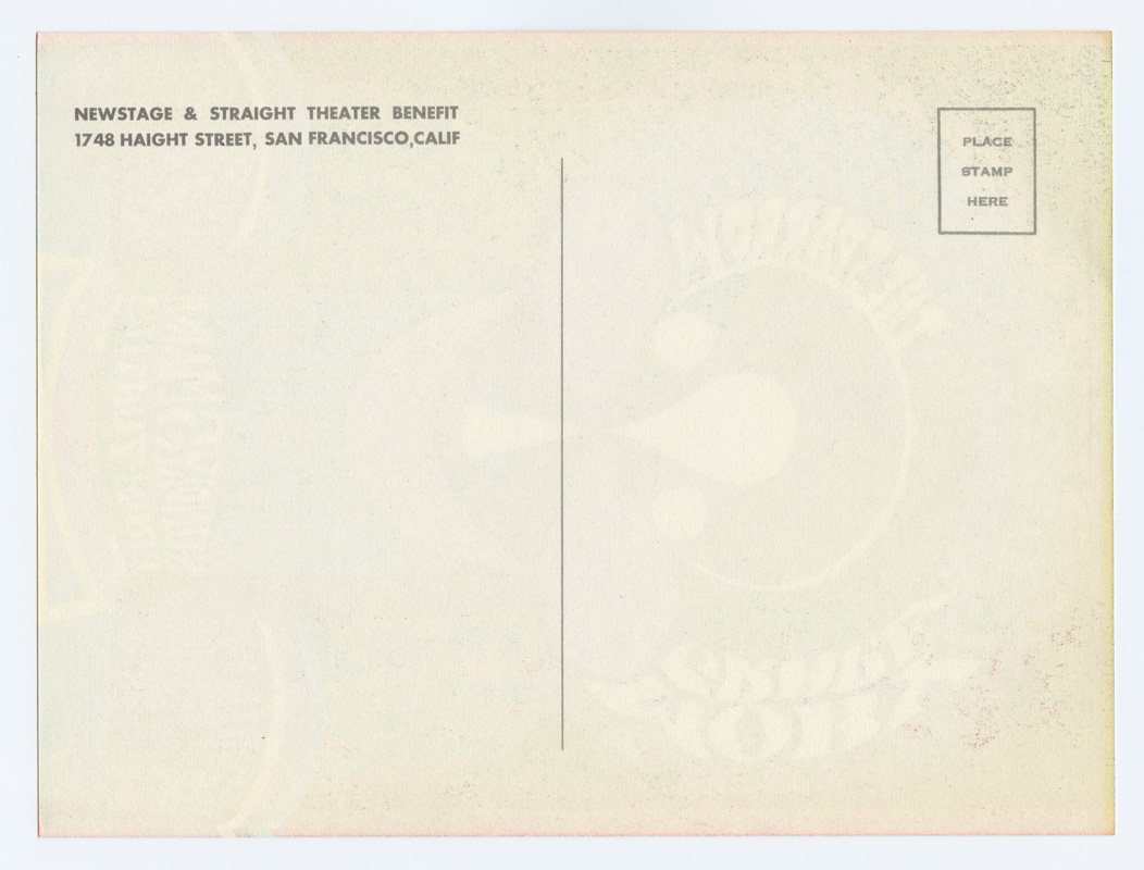Moby Grape Big Brother and Holding Company 1967 Mar 15 Avalon Ballroom Postcard B Kilban