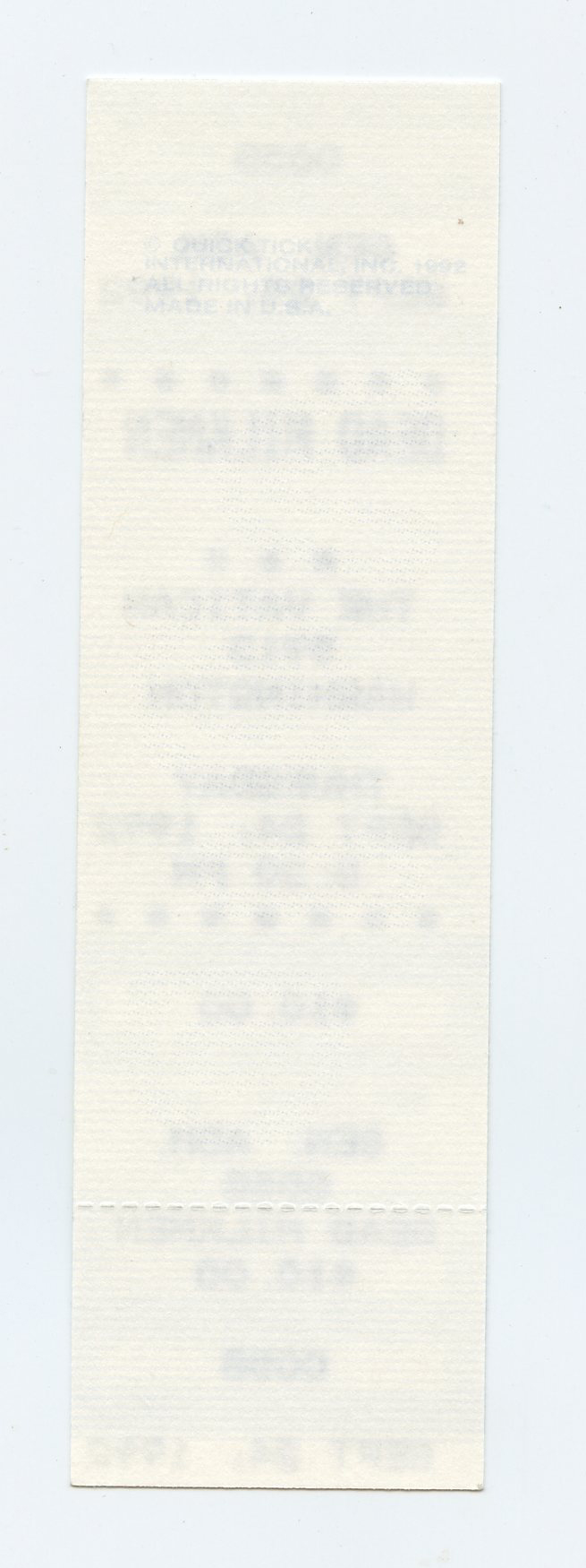 Dead Milkmen Ticket Vintage 1992 Sep 24 The Vatican Houston 