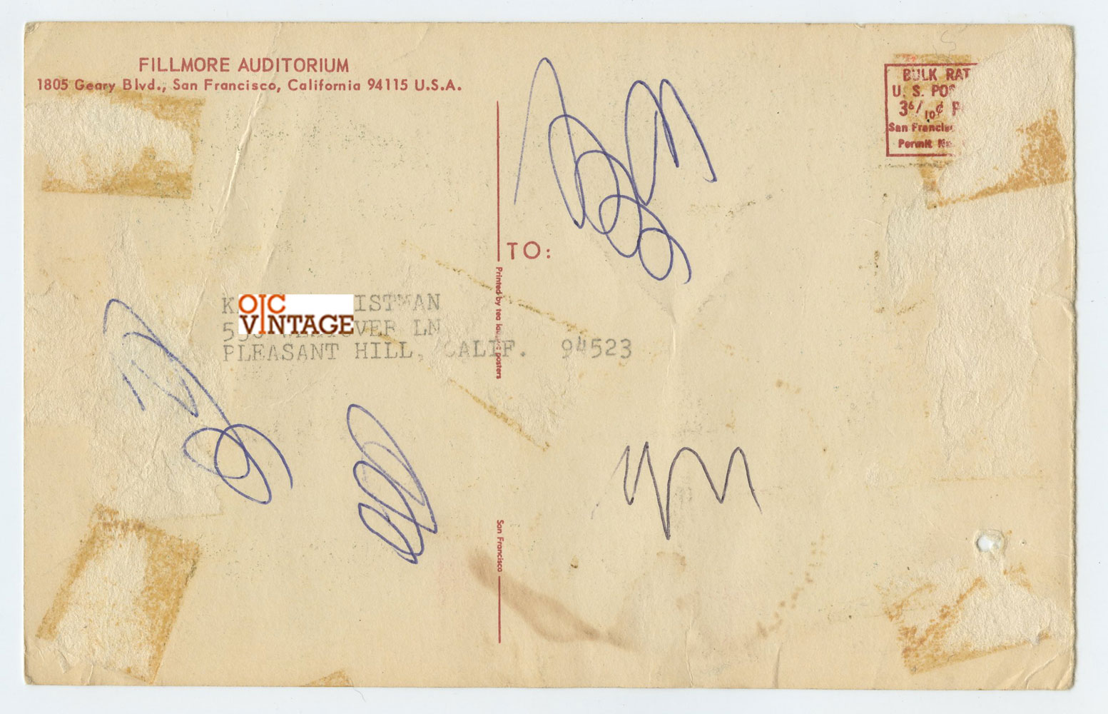 BG 116 Postcard Mailed Staple Singers 1968 Apr 18