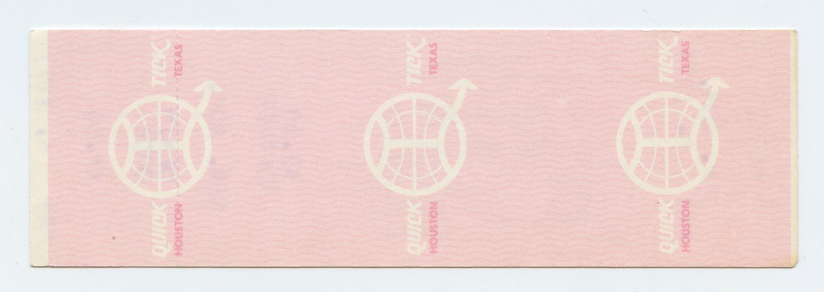 Denim The Howlers Ticket Vintage 1977 May 6 Austin TX 