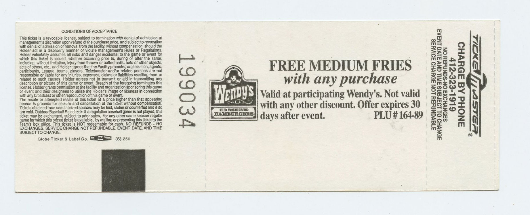Allman Brothers Band Vintage Ticket Stub 1992 Jun 16 Coca Cola Star Lake Amphitheatre 