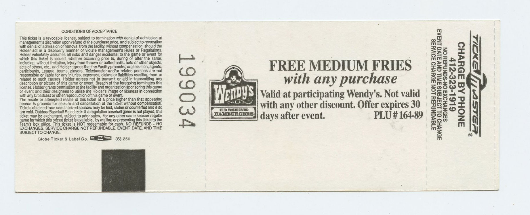 Allman Brothers Band Ticket Stub 1992 Jun 16 Coca Cola Star Lake Amphitheatre 