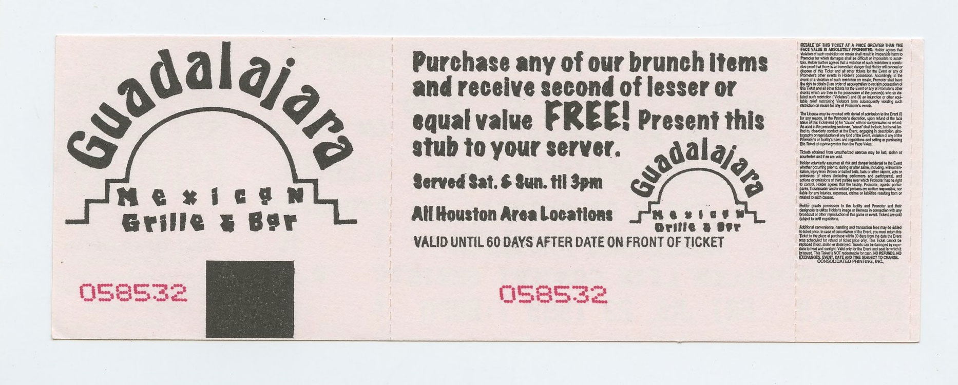 Allman Brothers Band Ticket Stub 1999 Jul 23 Woodlands Pavilion TX 