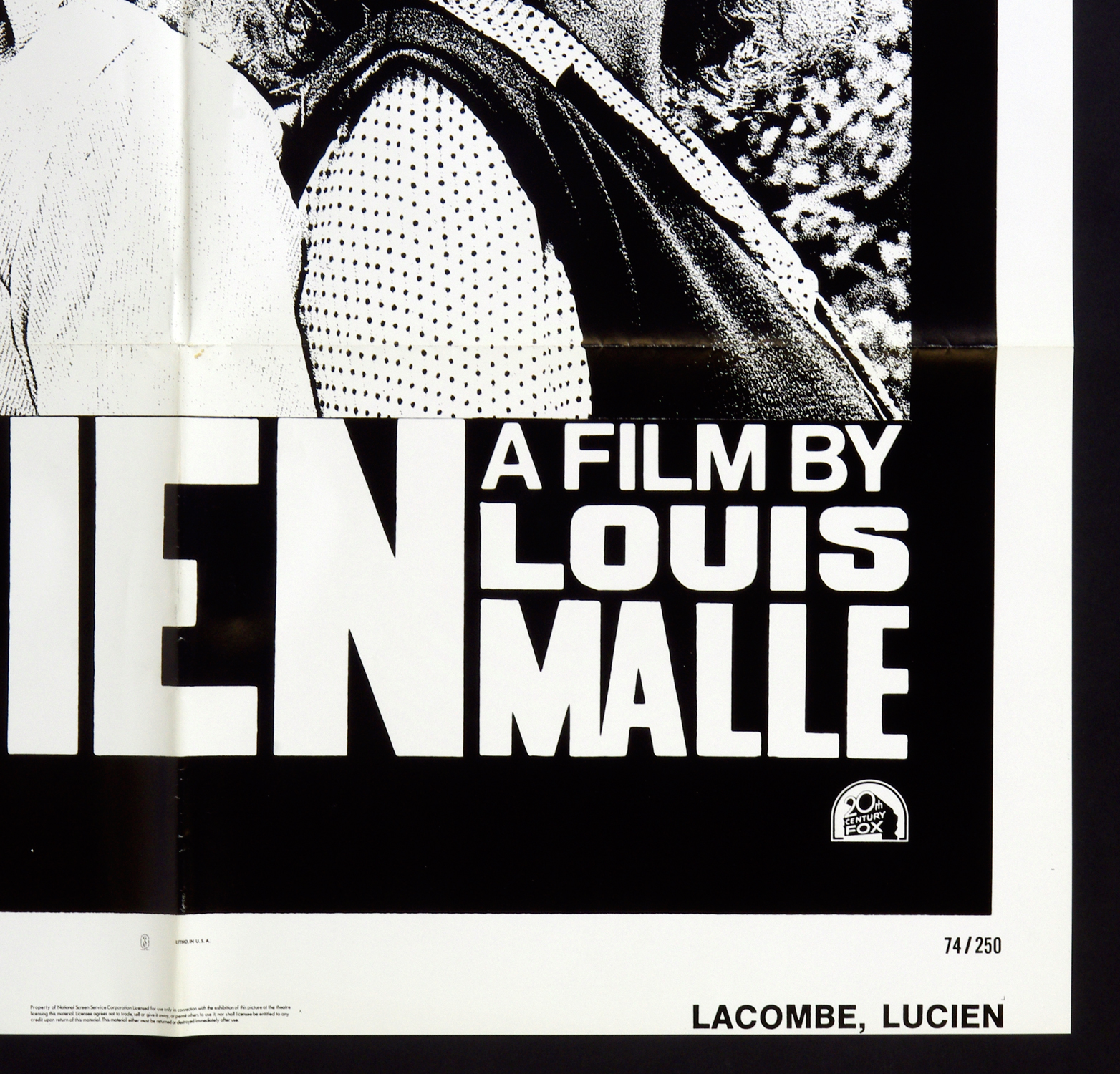 Lacombe Lucien Poster Movie Original Vintage 1974 Pierre Blaise