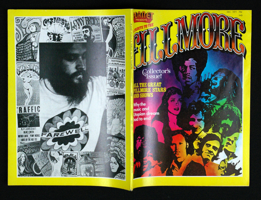 Bill Graham Fillmore 1971 Last days of Fillmore Collector Issue