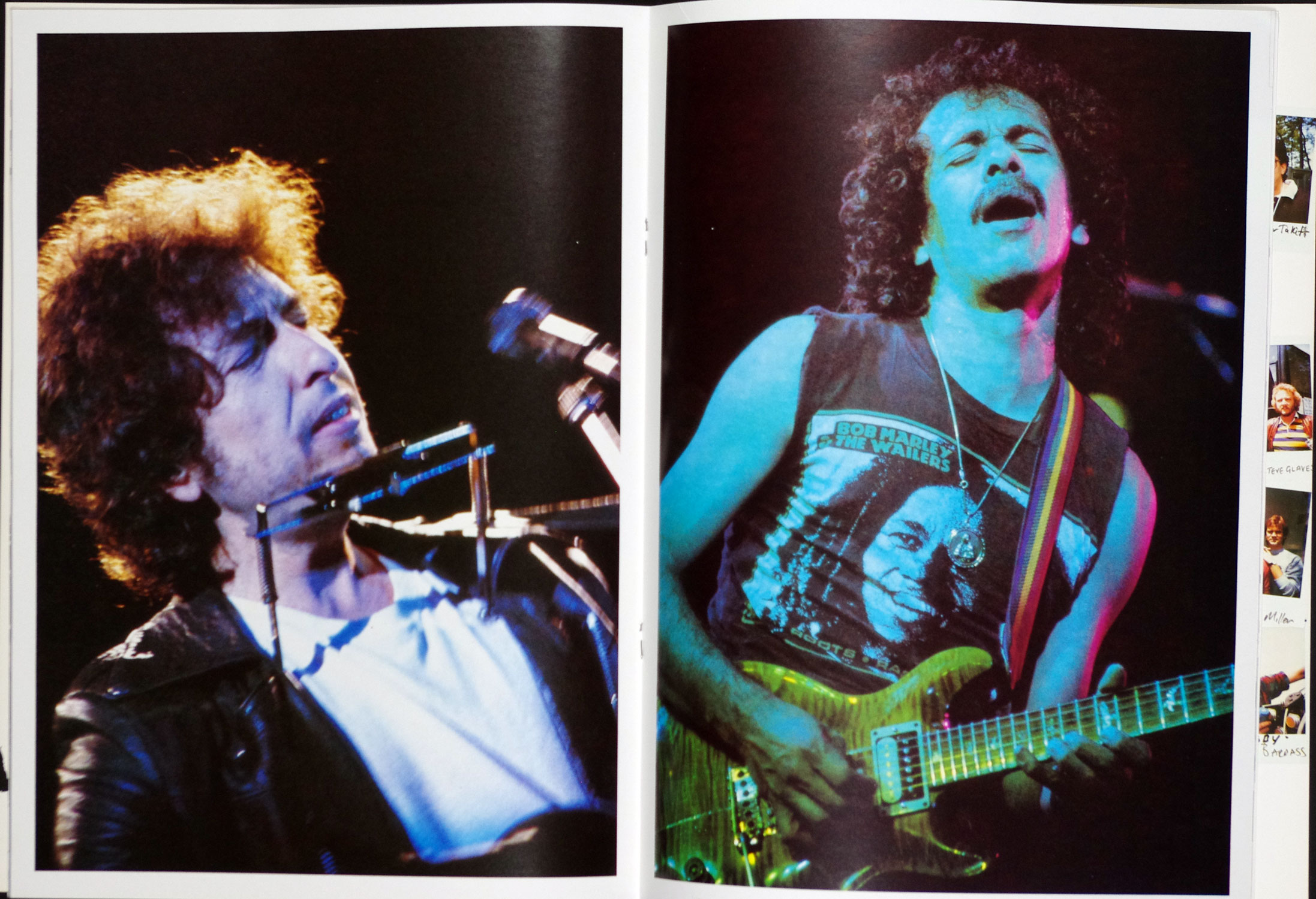 Bob Dylan Santana Program Book Europe 1984 Tour