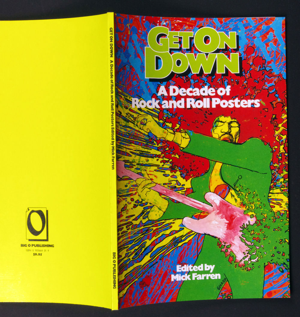 Rock and Roll Posters Book Get On Down 1977 First Edition 