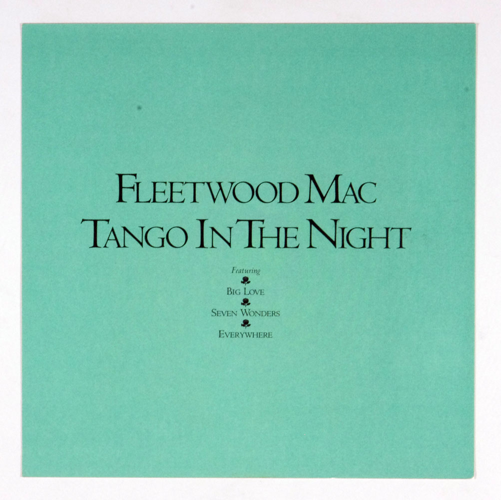 Fleetwood Mac Poster Flat 1987 Tango In The Night Album Promotion 12 x 12