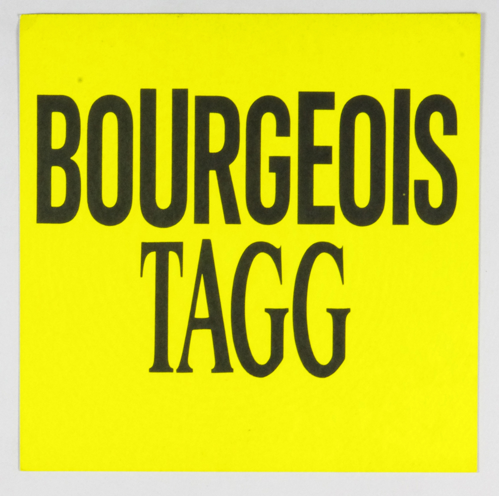 Bourgeois Tagg Poster Flat 1987 Yoyo Album Promotion 12 x 12