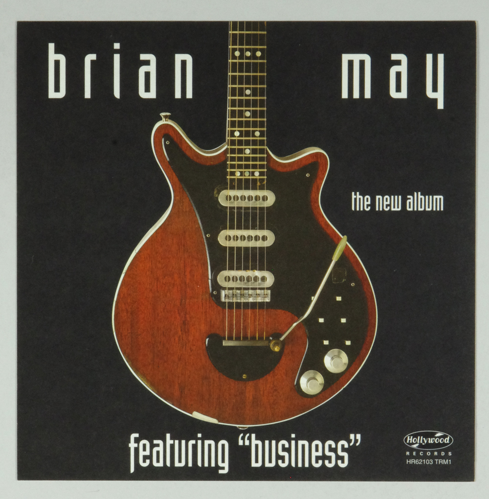 Brian May Poster Flat 1998 Another World Album Promotion 12 x 12