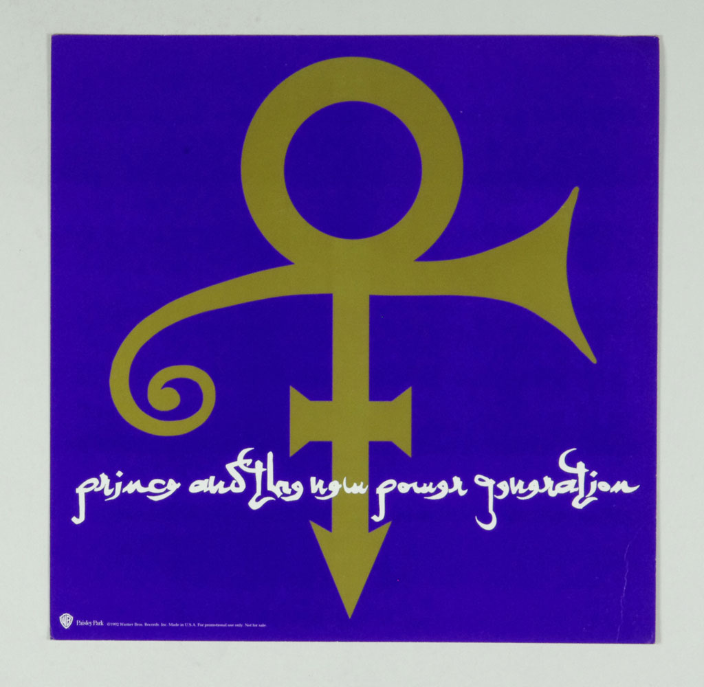 Prince And The New Power Generation Poster Flat 1992 Love Symbol Album Promo 12 x 12