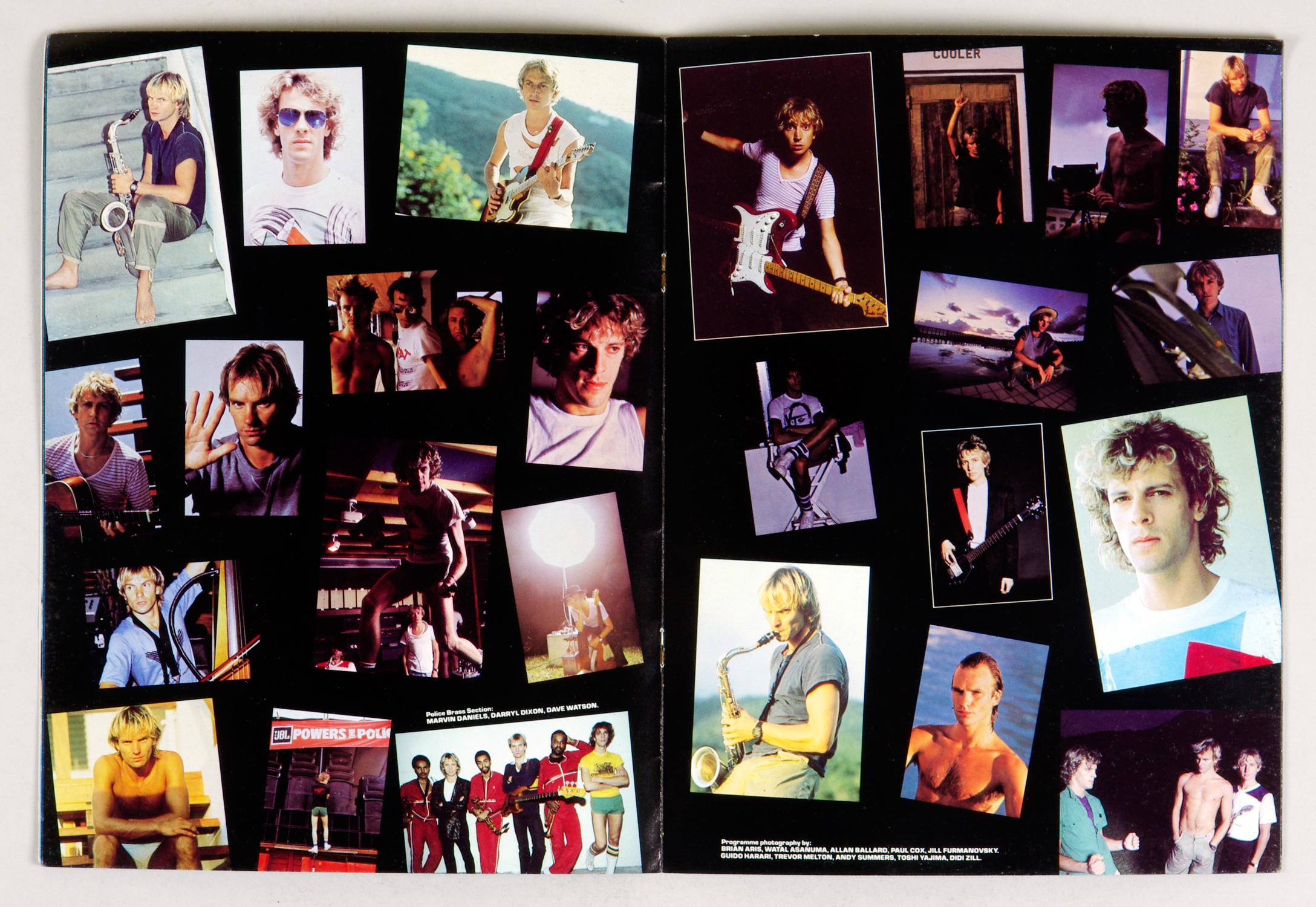 The Police Program Book 1981 Ghost In The Machine Tour 