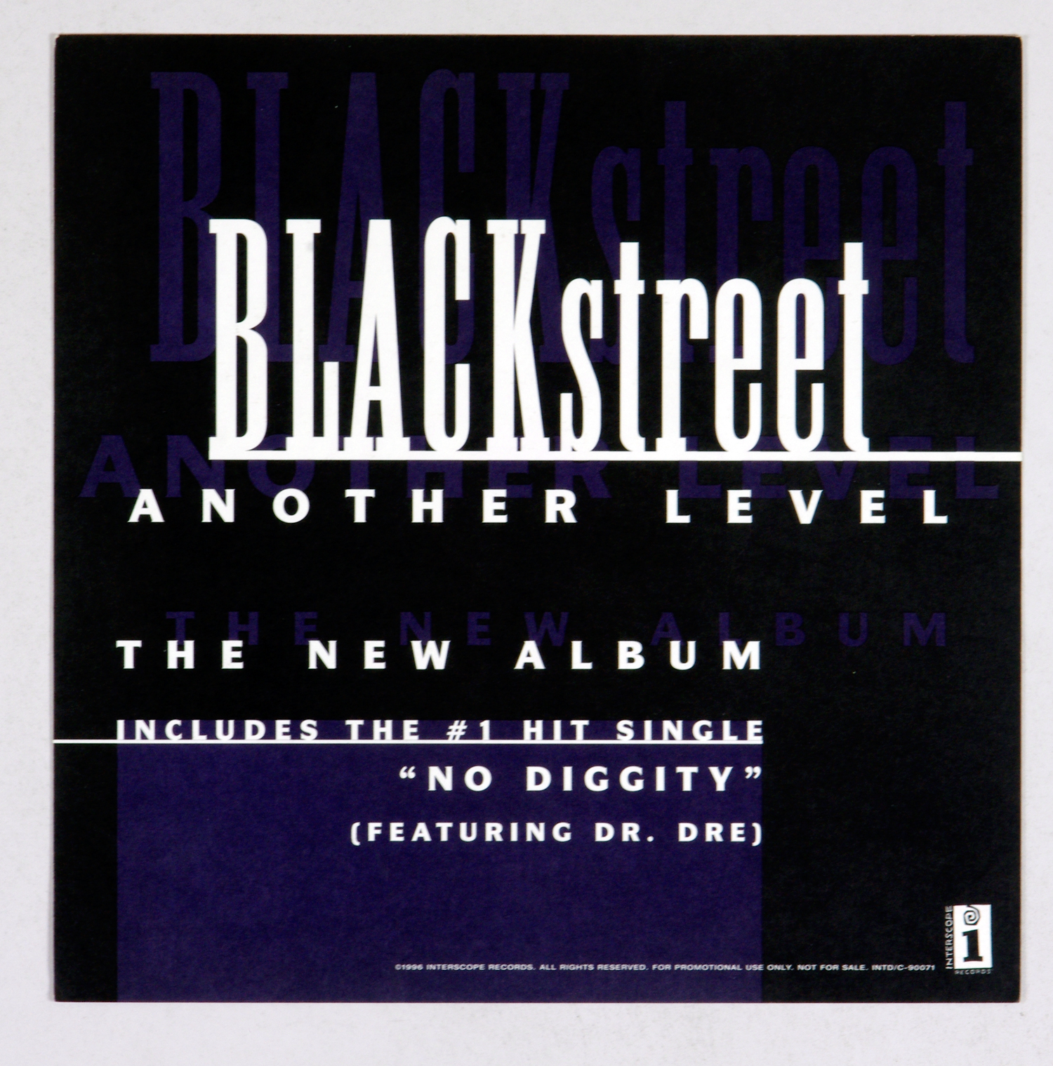 Blackstreet Poster Flat 1996 Another Level Album Promotion 12 x 12 