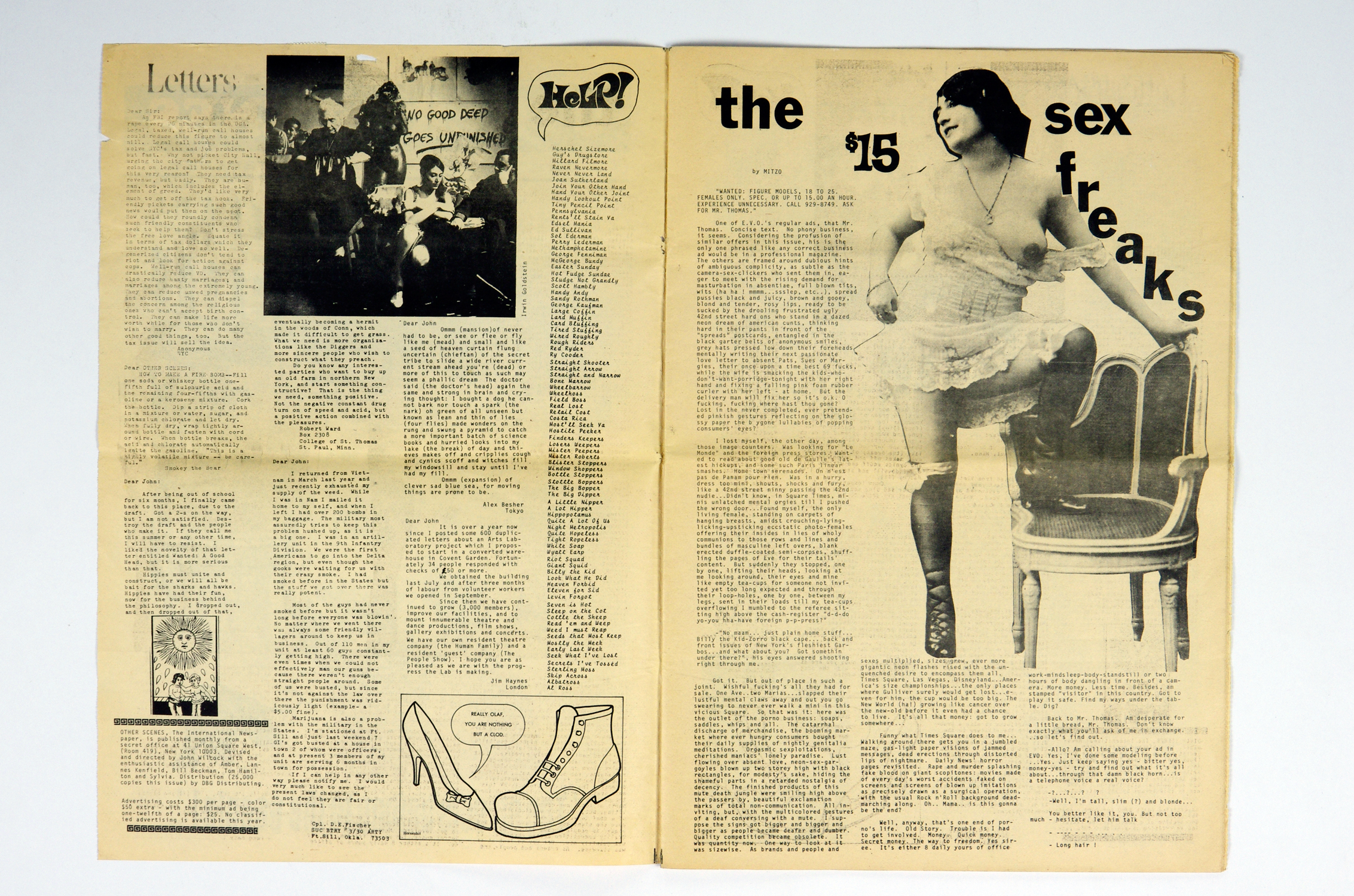 The International Newspaper 1968 June Vol 2 No 3 John Wilcock's Other Scenes