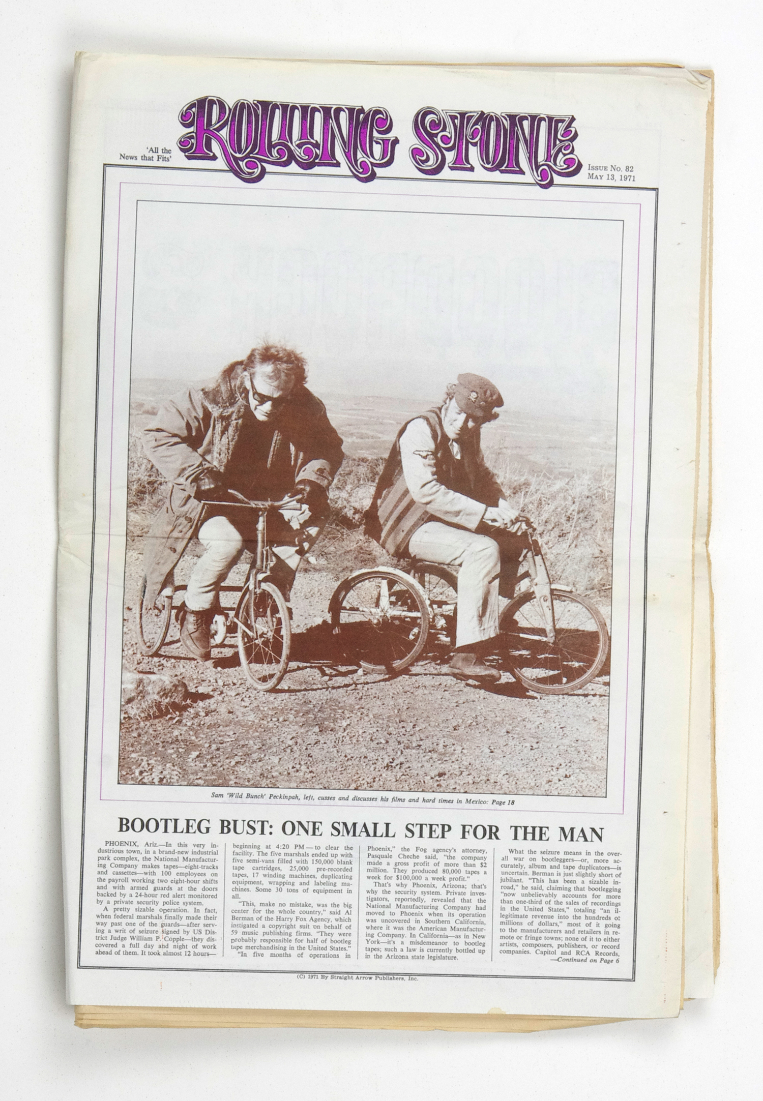 Rolling Stone Magazine Back Issue 1971 May 13 No.82 Peter Fonda 