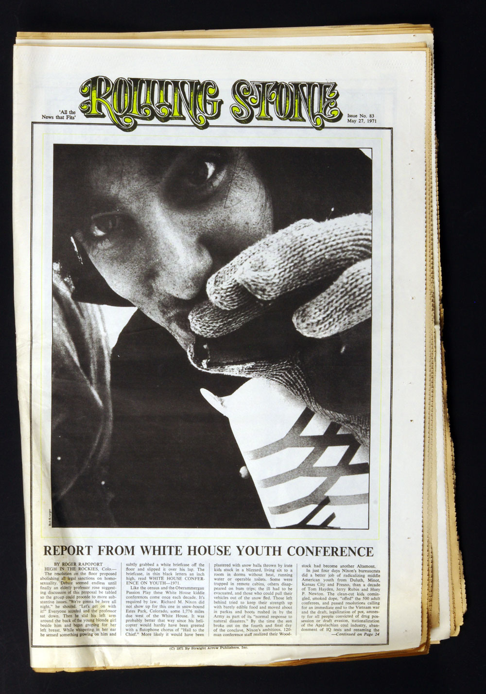 Rolling Stone Magazine  Back Issue 1971 May 27 No.83 Country Joe McDonald