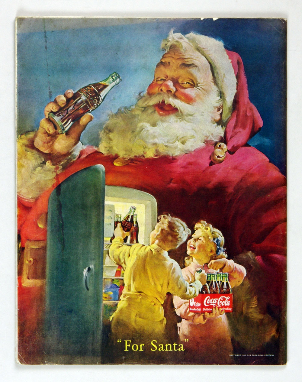 Saturday Evening Post Back Issue 1950 Dec 2 Kids on Steps