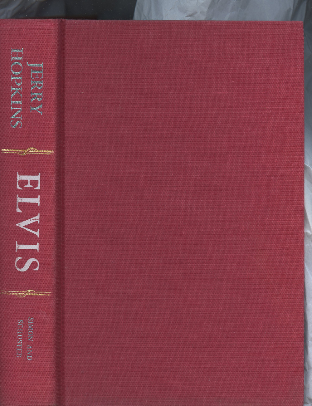 Elvis Presley Book A Biography Hard Cover First Edition 1971 Jerry Hopkins