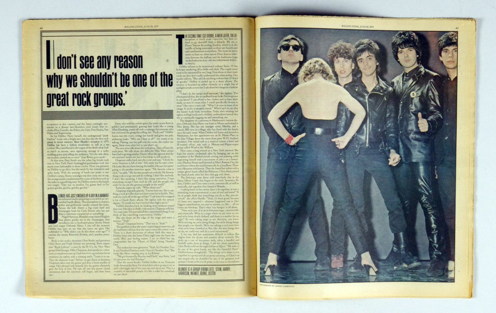 Rolling Stone Magazine Back Issue 1979 Jun 28 No. 294 Blondie 