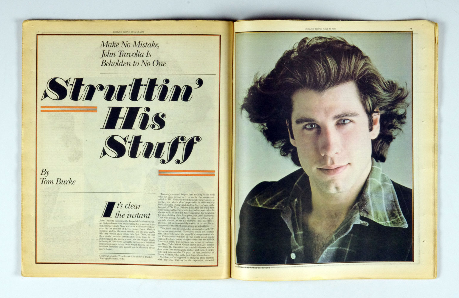 Rolling Stone Magazine Back Issue 1978 Jun 15 No. 267 John Travolta 