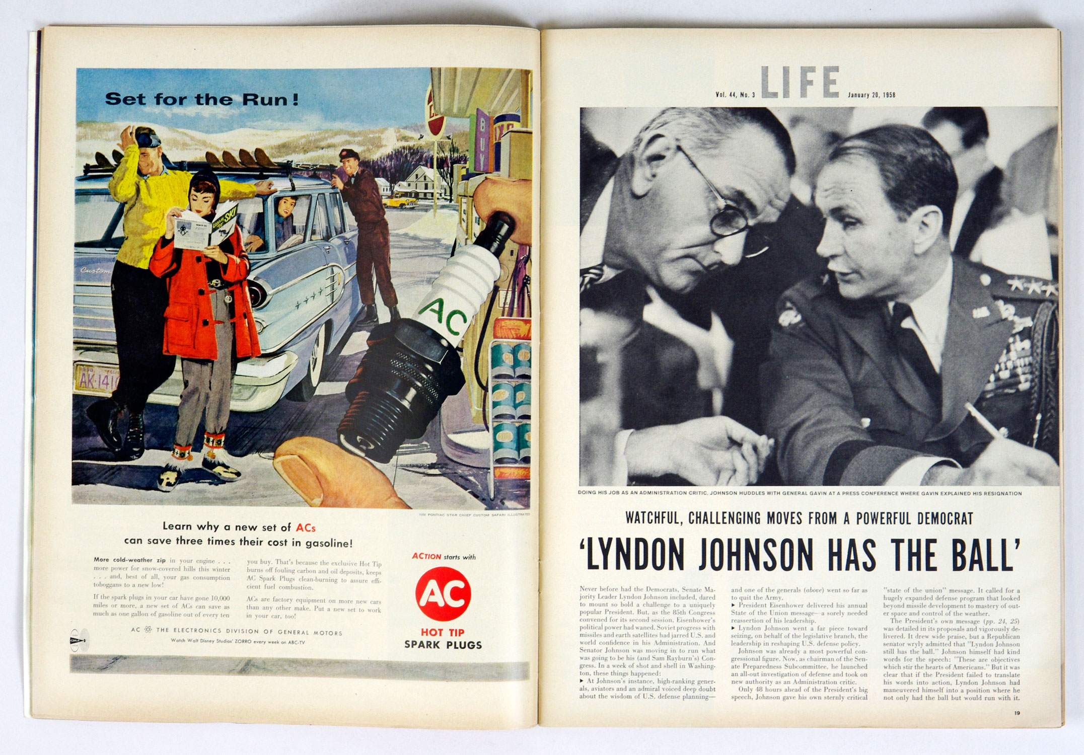 LIFE Magazine Back Issue 1958 Jan 20 Lyndon Johnson Senator