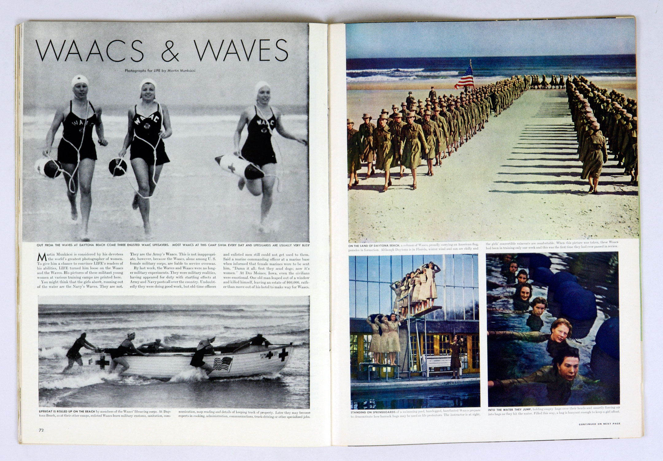 LIFE Magazine Back Issue 1943 March 15 Waves