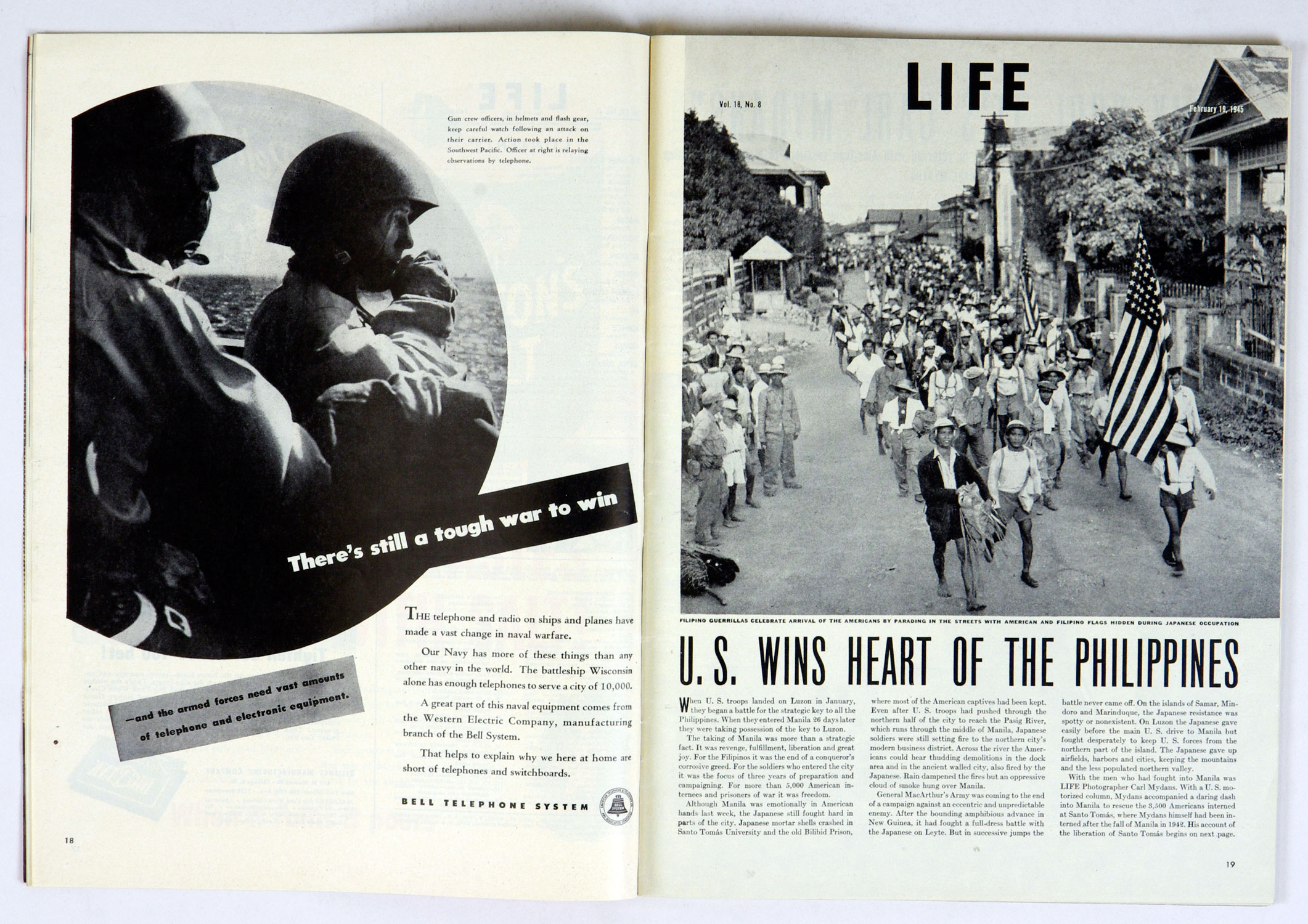 LIFE Magazine Back Issue 1945 February 19 Ski Clothes