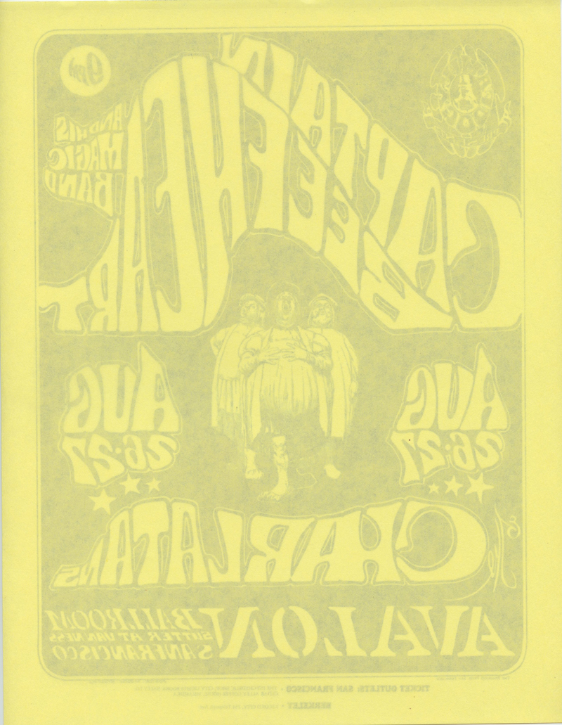 FD  23 Handbill Captain Beefheart 1966 Aug 26