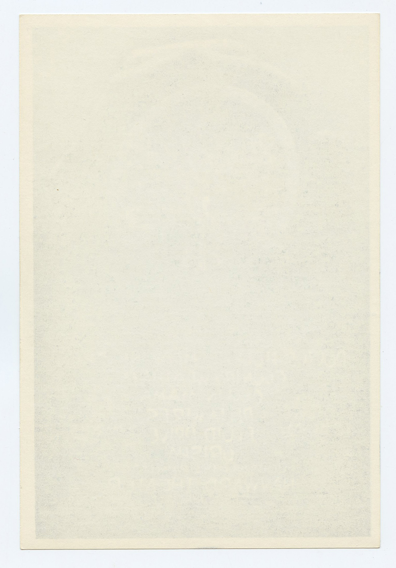 Doctor Hook Country Weather Handbill Hayward 1972 Mar 5 Mark T Behrens signed