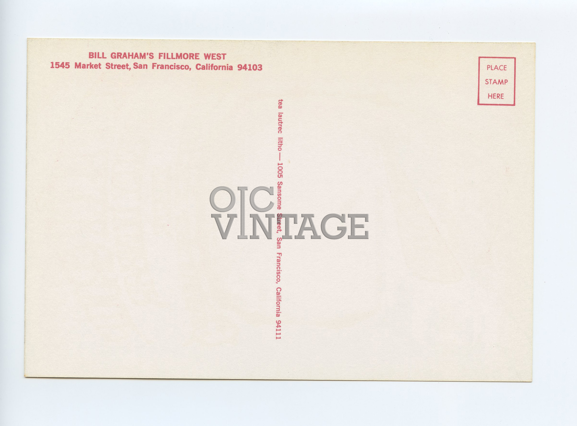BG 168 Postcard Jeff Beck Group Zephyr 1969 Apr 10