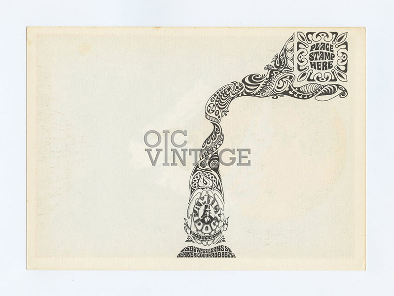 FDD 10 Postcard Blue Cheer 1967 Nov 3